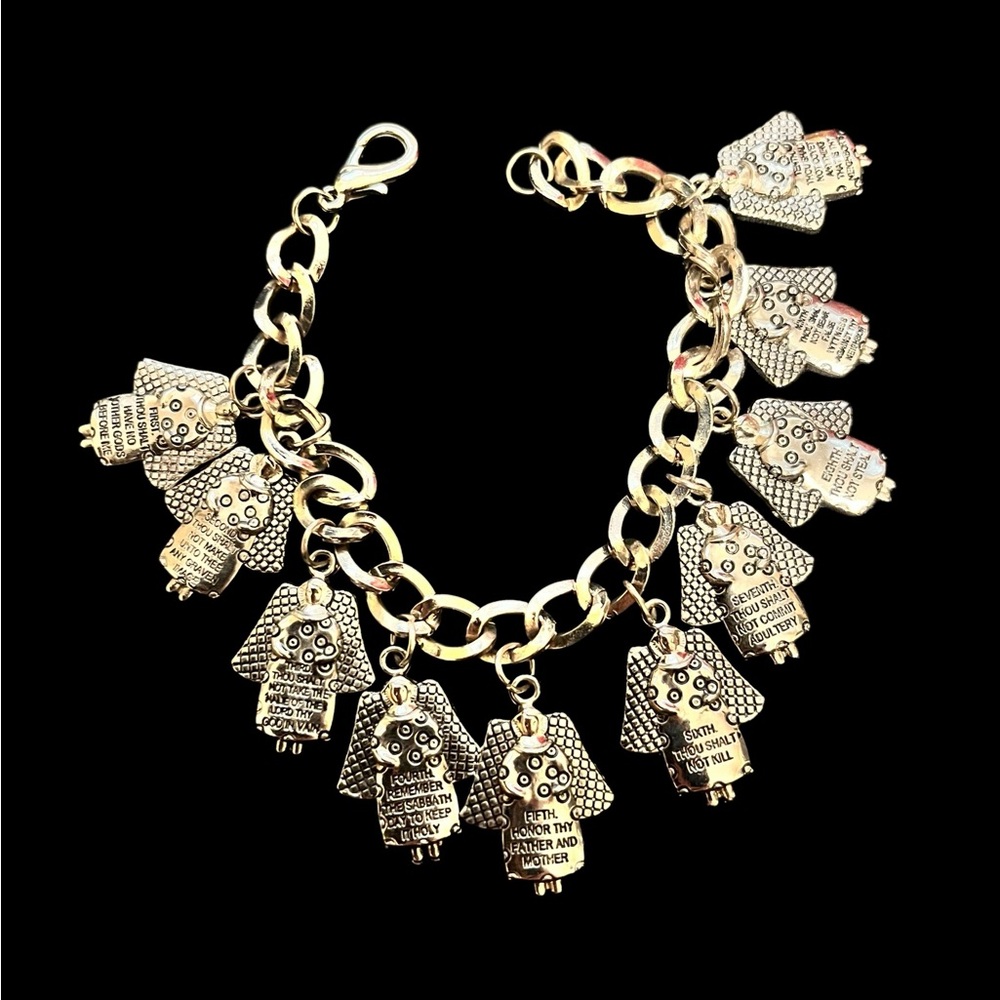 10 Commandments charm bracelet
